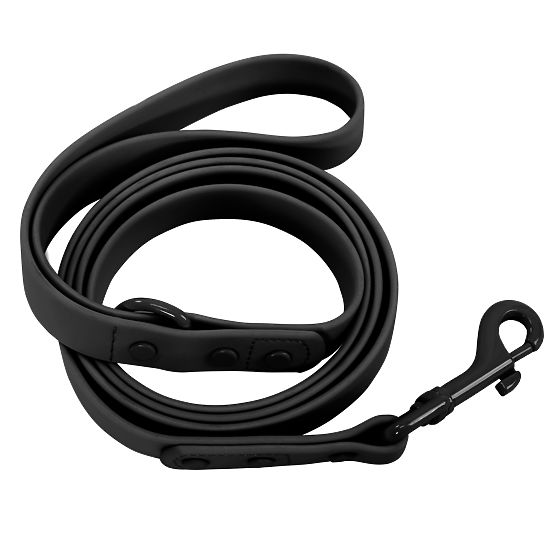 Smycz i obroża dla psa PJ-067 czarna S