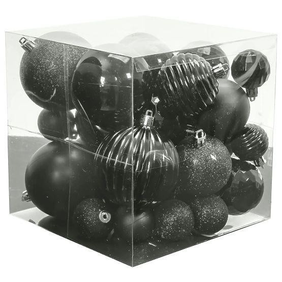 SREBRNE KULE ŚWIĄTECZNE 36SZT 311433C