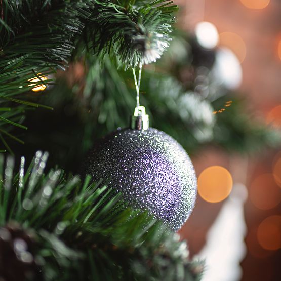 SREBRNE KULE ŚWIĄTECZNE 36SZT 311433C