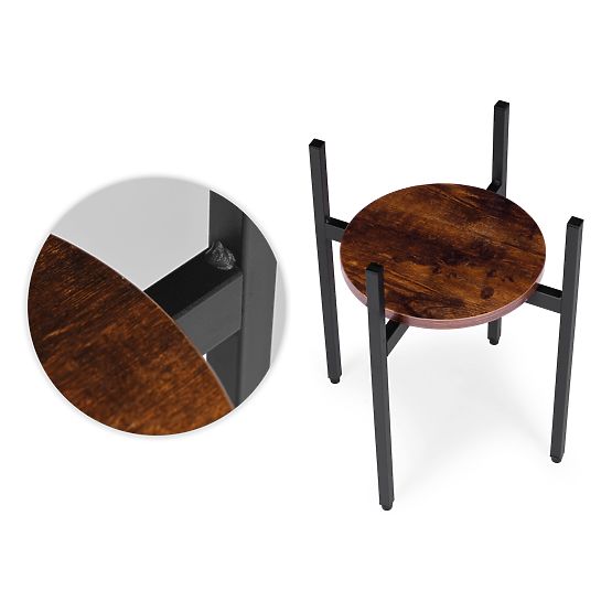 Stojący stojak na kwiaty dekoracja loft ModernHome