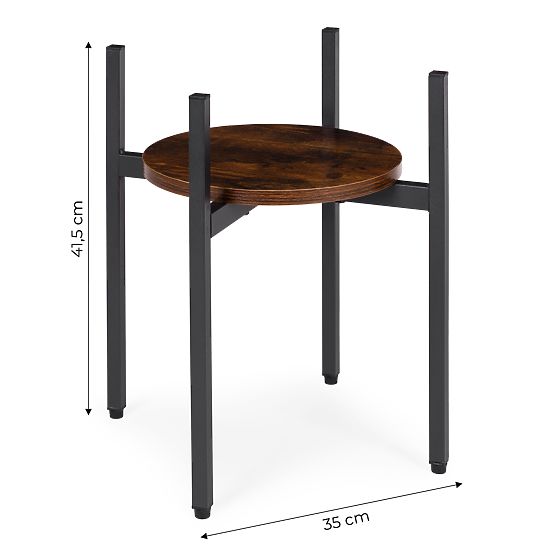 Stojący stojak na kwiaty dekoracja loft ModernHome