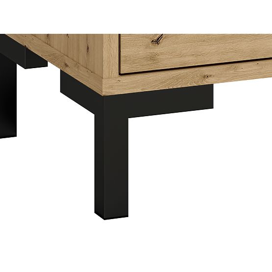 Stojak na buty Nevio - dąb rzemieślniczy