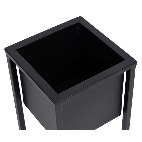 Stojak na kwiaty Concove loft 40 cm czarny