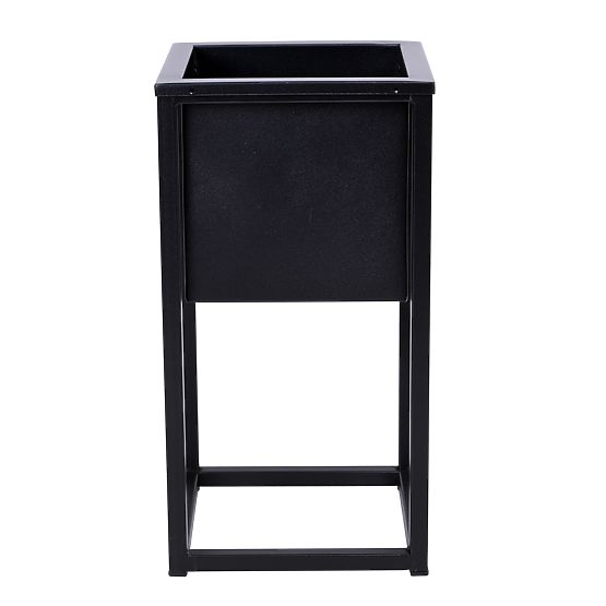 Stojak na kwiaty Concove loft 40 cm czarny