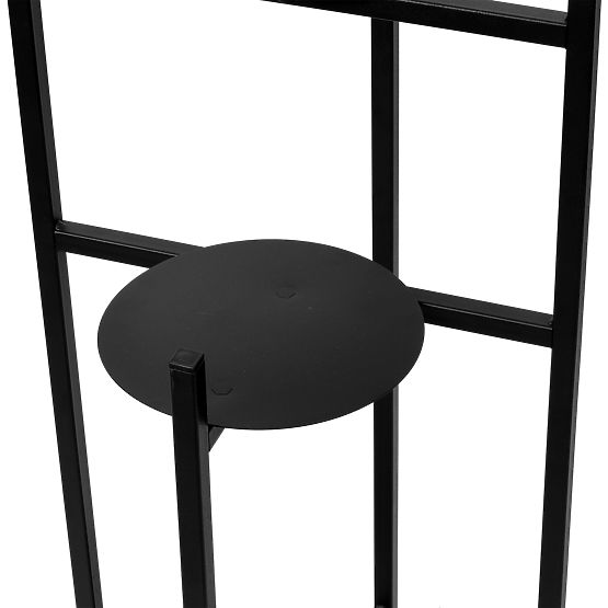 Stojak na kwiaty loft Tretorri Czarny stojak na kwiaty