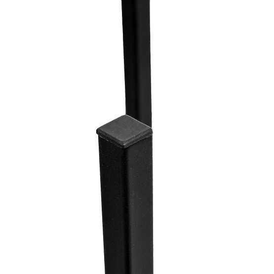 Stojak na kwiaty loftowy Torre 60 cm czarny