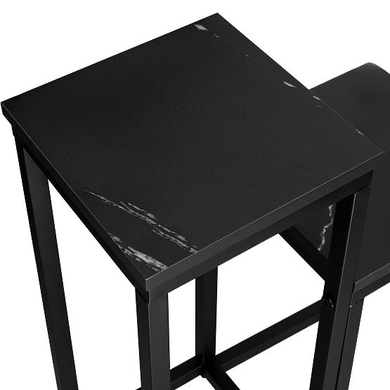 Stojak na kwiaty Munir czarny marmur