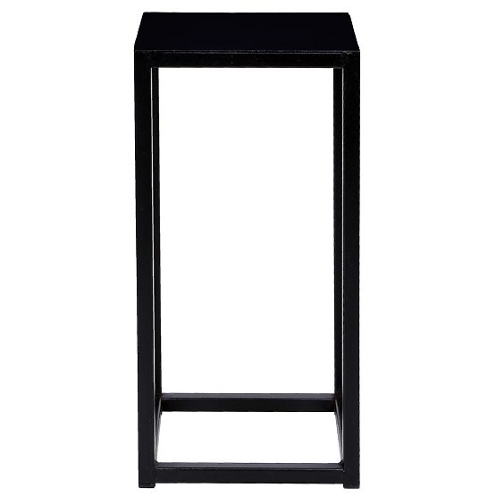 Stojak na kwiaty Piatto loft 40 cm czarny