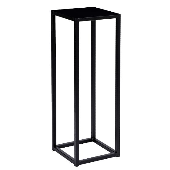 Stojak na kwiaty Piatto loft 60 cm czarny