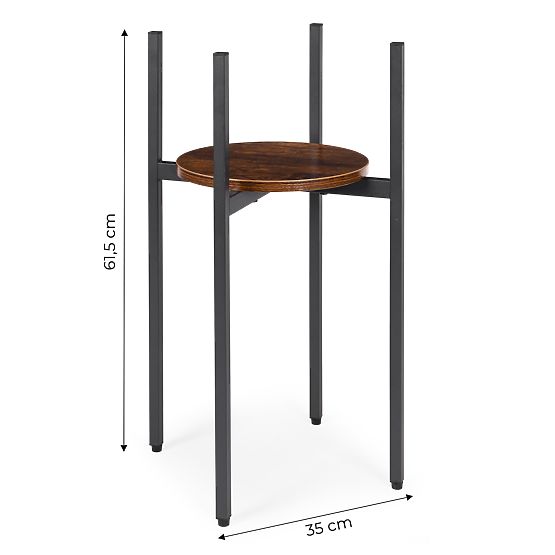 Stojak na kwiaty stojący stojak na kwiaty dekoracja loft ModernHome