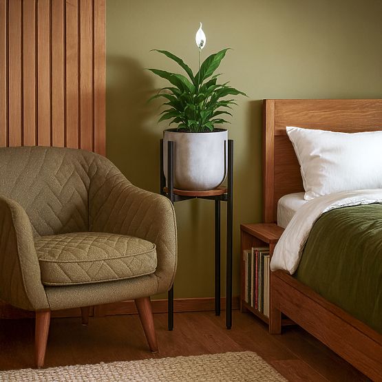 Stojak na kwiaty stojący stojak na kwiaty dekoracja loft ModernHome