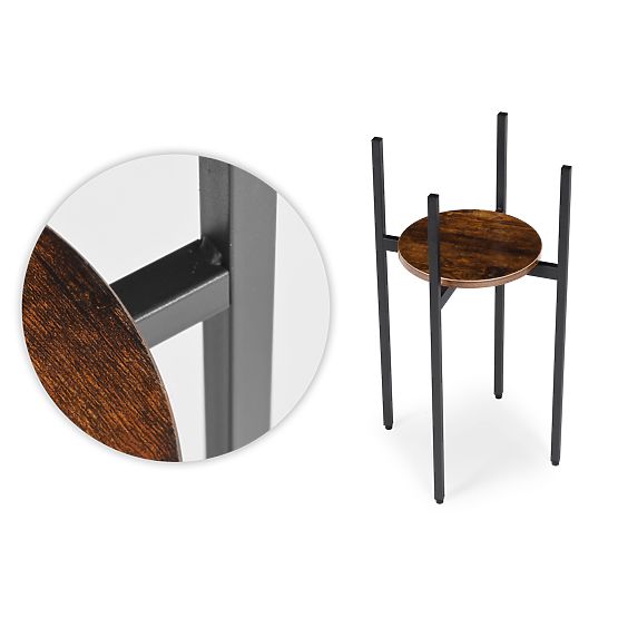 Stojak na kwiaty stojący stojak na kwiaty dekoracja loft ModernHome