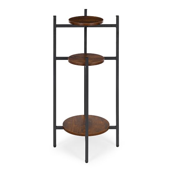 Stojak na kwiaty, stojak na kwiaty, dekoracja, 3 poziomy, loft ModernHome