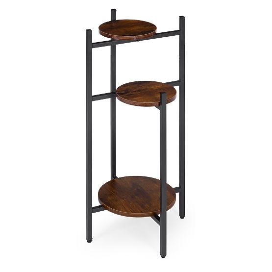 Stojak na kwiaty, stojak na kwiaty, dekoracja, 3 poziomy, loft ModernHome