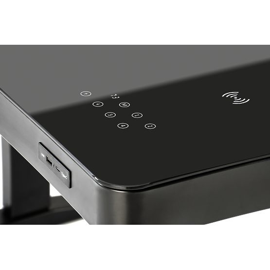 Stół B52 z funkcją regulacji wysokości, czarny (2szt=1szt)