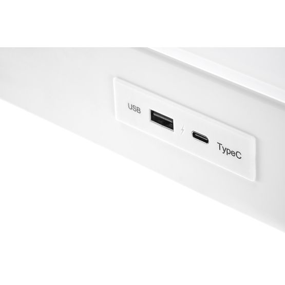 Stół B52 z regulacją wysokości, biały (2p=1szt)