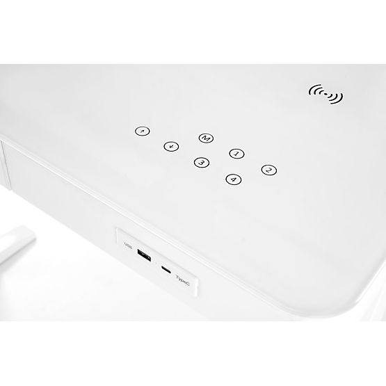 Stół B52 z regulacją wysokości, biały (2p=1szt)