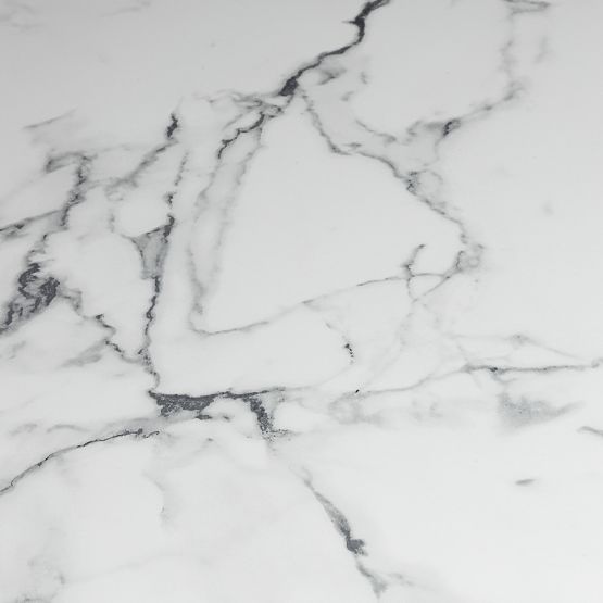 Stół jadalniany Kairo 120 cm, okrągły, ciemny beżowy, marmurowy