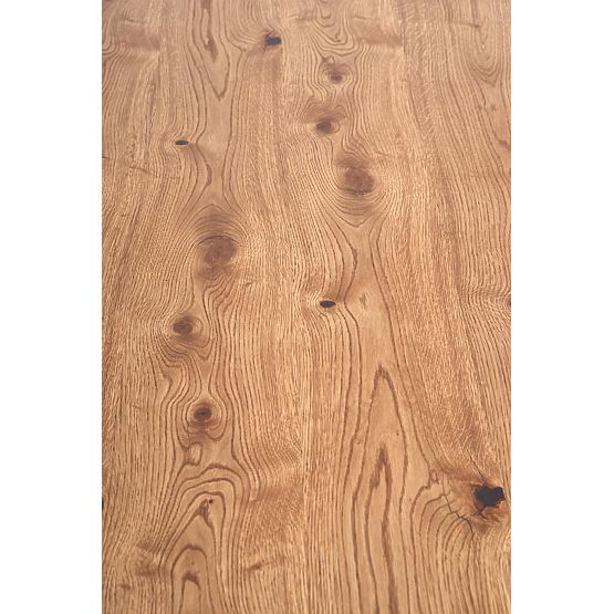 Stół jadalniany PEREZ - jasny dąb/czarny