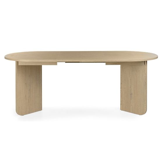 Stół rozkładany Mou 140-200 cm, Dąb Cremona Torro, owalny blat