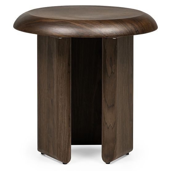 Stolik boczny Keo 50 cm, ciemny orzech
