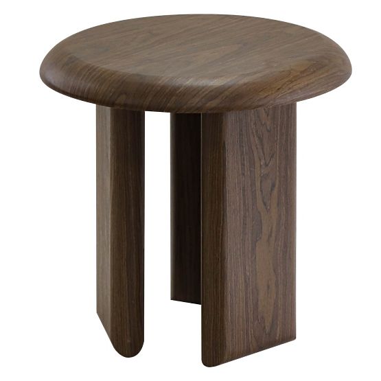 Stolik boczny Keo 50 cm, ciemny orzech