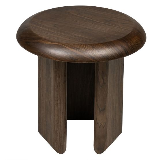 Stolik boczny Keo 50 cm, ciemny orzech