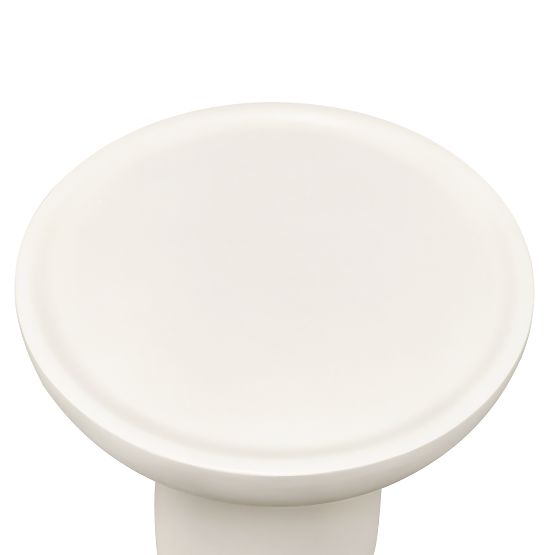 Stolik boczny Lagoon 45 cm, beżowy, matowy