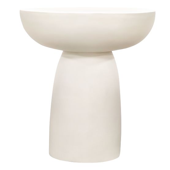 Stolik boczny Lagoon 45 cm, beżowy, matowy