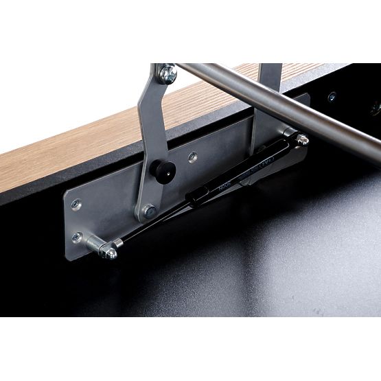 Stolik kawowy BETTY z podnoszonym blatem dąb artisan / czarny (2p=1ks)