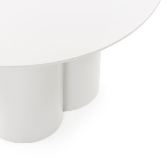 Stolik kawowy Lazaro 80 cm, okrągły, szaro-beżowy