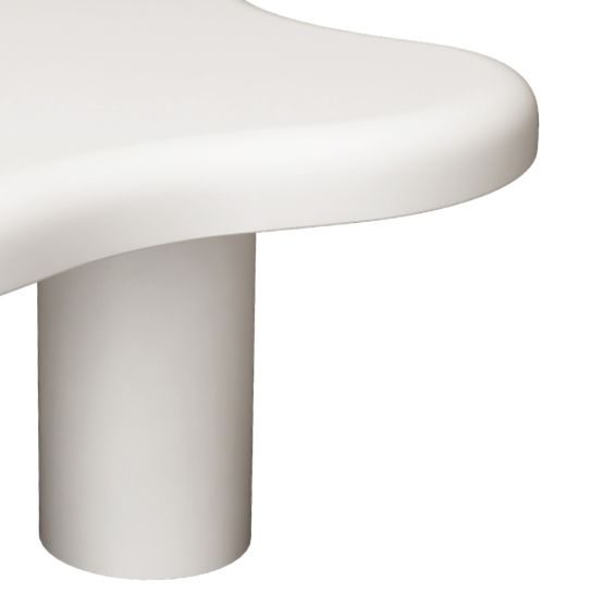 Stolik kawowy Vercelli 100 cm, biały