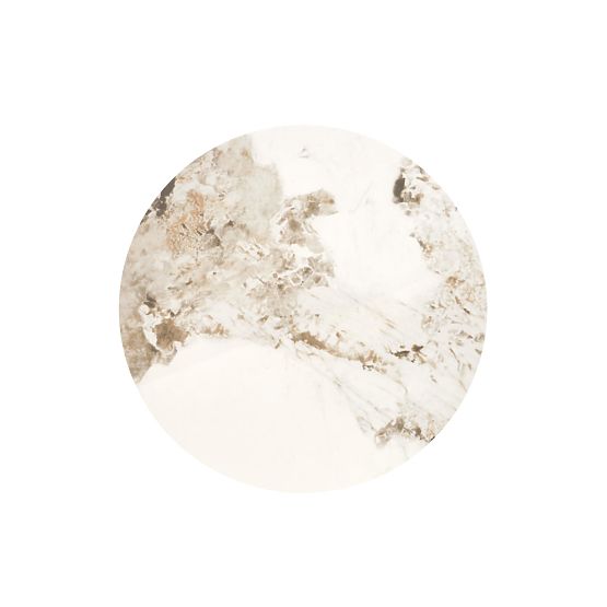 Stolik konferencyjny ALESSIA, beżowy marmur / czarny (2p=1szt)