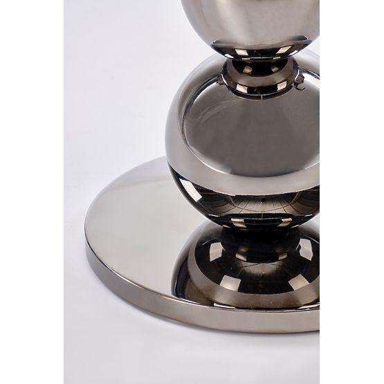 Stolik konferencyjny CARLA, czarny / srebrny (1p=1szt)