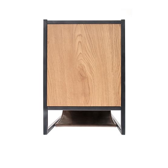 Stolik konferencyjny COMPACT dąb złoty/czarny (1p=1szt)