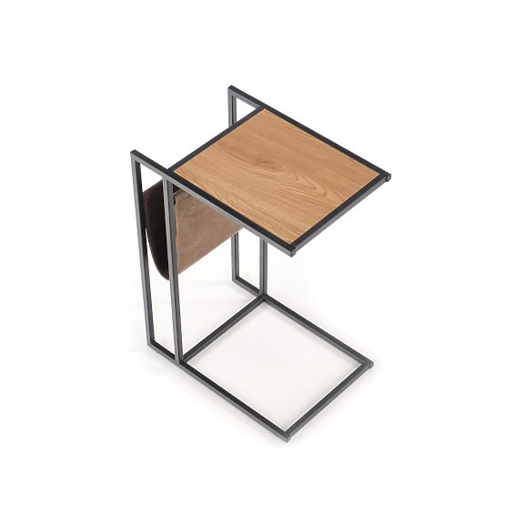 Stolik konferencyjny COMPACT dąb złoty/czarny (1p=1szt)