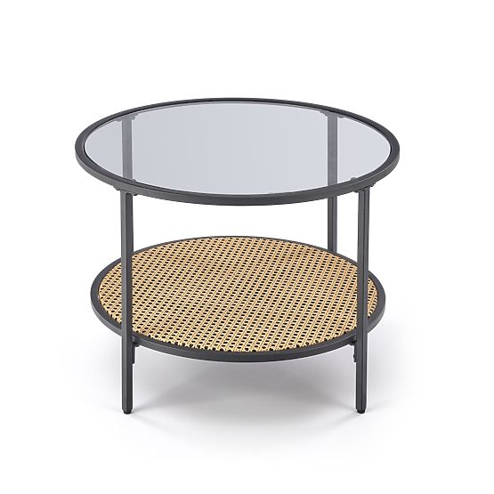 Stolik konferencyjny DAKOTA dymiony / naturalny (1p=1szt.)