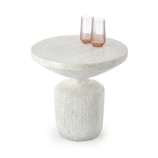 Stolik konferencyjny GIZA kompozyt - tlenek magnezu, biały (1p=1szt)