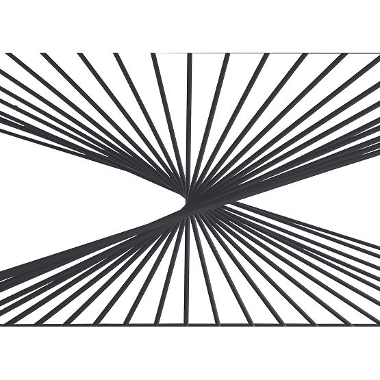 Stolik konferencyjny INFINITY 2, szary marmur / czarny (2p=1szt)