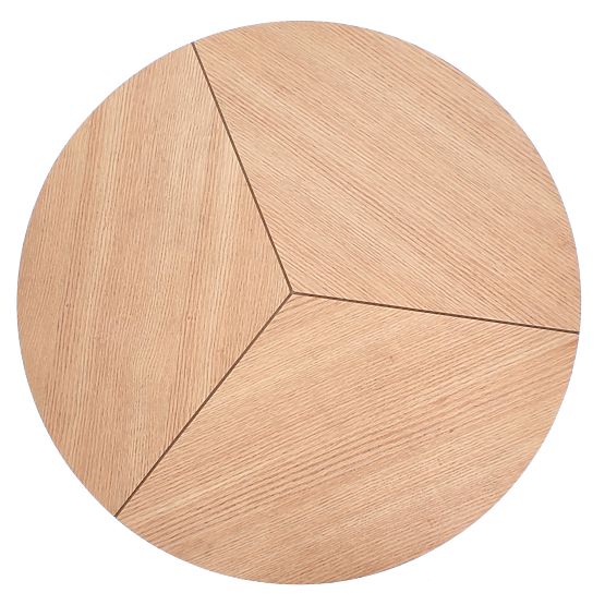 Stolik konferencyjny KARIDA dąb naturalny/czarny (1p=1szt)