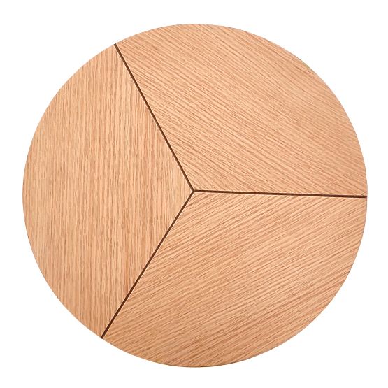 Stolik konferencyjny KARIDA-S dąb naturalny/czarny (1p=1szt)