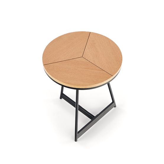 Stolik konferencyjny KARIDA-S dąb naturalny/czarny (1p=1szt)