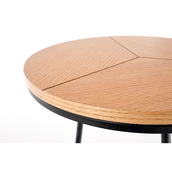 Stolik konferencyjny KARIDA-S dąb naturalny/czarny (1p=1szt)