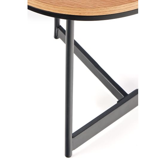 Stolik konferencyjny KARIDA-S dąb naturalny/czarny (1p=1szt)