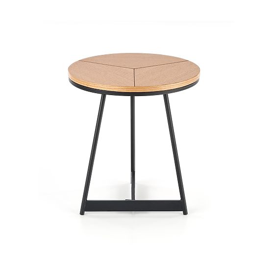 Stolik konferencyjny KARIDA-S dąb naturalny/czarny (1p=1szt)