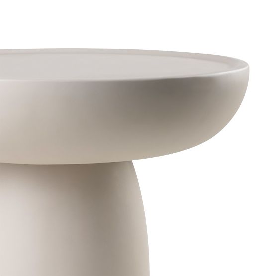 Stolik konferencyjny Lagoon 60 cm, beżowy, matowy