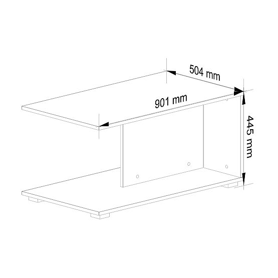 STOLIK KONFERENCYJNY MARGO DĄB SONOMA