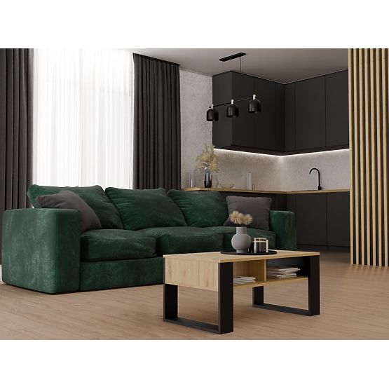 Stolik konferencyjny Modern 2P ARTISAN CZARNY