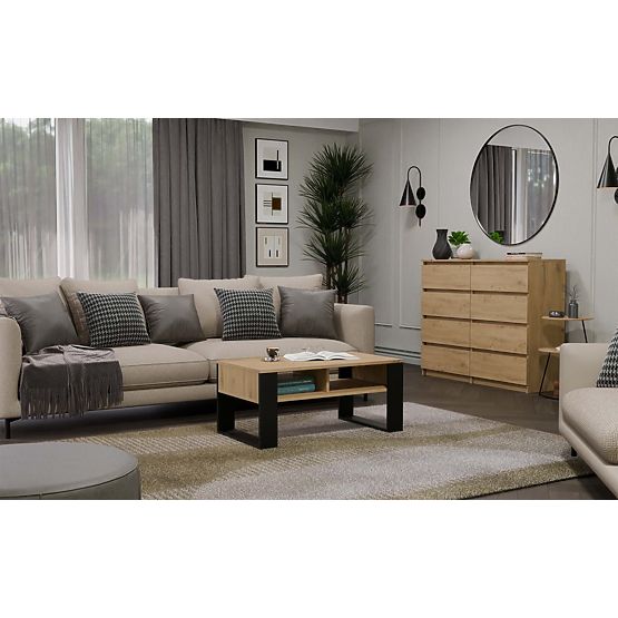 Stolik konferencyjny Modern 2P ARTISAN CZARNY