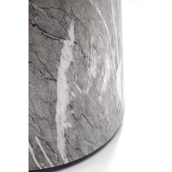 Stolik konferencyjny ROSA biały marmur / szary marmur / złoty (2szt=1szt)